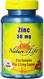 Nature's Life Zinc 50mg 250 CT