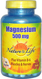 Nature's Life Magnesium 500 mg 100 CAP