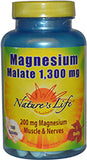 Nature's Life Magnesium Malate 1300 mg 100 TAB