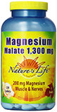 Nature's Life Magnesium Malate 1300mg 250 CT
