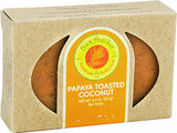 Sunfeather Soap Papaya & Toasted Coconut Bar Soap 4.3 OZ