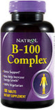 Natrol B-100 Complex 100 Tablets