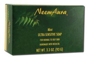 Neem Aura Handmade Soap Mint 3.3 oz