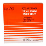 KenAg Non-Gauze Milk Filter Disks D110 6-1 2in Box 100