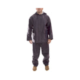 Tingley TuffEnuff Plus Rain Suit with Hood Small Navy