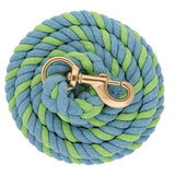 Weaver Leather Cotton Lead Rope Lime Blue 5 8in x 10 ft