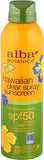 Alba Botanica Cont Spray Sunscreen Coco SPF50 6 OZ