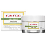 Burt's Bees Facial Care Sensitive Night Cream 1.8 oz. Sensitive Skincare