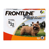 FRONTLINE Frontline Plus Flea and Tick Spot-On for Dogs 5-22 lb Orange Package 6