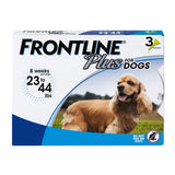 FRONTLINE Frontline Plus Flea and Tick Spot-On for Dogs 23-44 lbs Blue Package 3