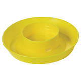 Miller Little Giant Plastic Screw-On Poultry Waterer Base for Quart Jar Yellow