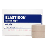 Johnson & Johnson Elastikon Elastic Tape 2in x 25 yds 6s