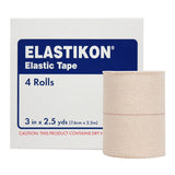 Johnson & Johnson Elastikon Elastic Tape 3in x 25 yds 4s