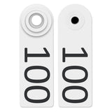 Allflex Global Sheep and Goat Numbered Tags 76-100 White