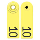 Allflex Global Sheep and Goat Numbered Tags 1-25 Yellow