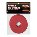 Weaver Leather Rubber Bit Guard Pair Red