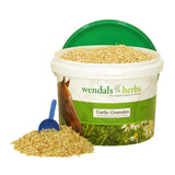 Wendals Herbs 100 Percent Pure Garlic Granules for Horses 55 lbs