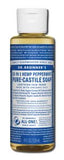 Dr Bronners Liquid Castile Soap Peppermint 4 oz