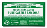 Dr Bronners Organic Bar Soaps Pure Castile Almond 5 oz