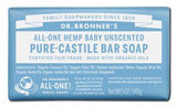 Dr Bronners Organic Bar Soaps Pure Castile Unscented Baby Mild