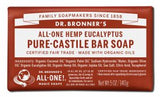 Dr Bronners Organic Bar Soaps Pure Castile Eucalyptus 5 oz