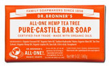 Dr Bronners Organic Bar Soaps Pure Castile Tea Tree 5 oz