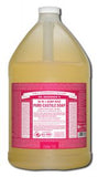 Dr Bronners Liquid Castile Soap Rose 1 gallon