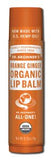 Dr Bronners Organic Lip Balms Orange Ginger-each