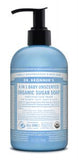Dr Bronners Hand Soap Baby Unscented 12 oz