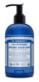 Dr Bronners Hand Soap Spearmint Peppermint 12 oz