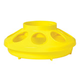 Miller Little Giant Plastic Screw-On Poultry Feeder Base Yellow