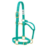 Weaver Leather Original Adjustable Chin and Throat Snap Halter Small 1in Emerald