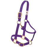 Weaver Leather Original Adjustable Chin and Throat Snap Halter Large 1in Purple