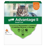 Elanco Advantage II Flea Treatment For Cats 5-9 lbs Orange Package 4