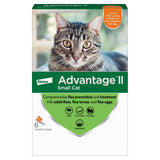 Elanco Advantage II Flea Treatment For Cats 5-9 lbs Orange Package 6
