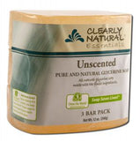 Clearly Natural Soaps Glycerine Soaps Unscented 4 oz 3 pk