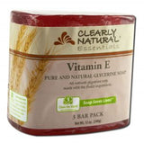 Clearly Natural Soaps Glycerine Soaps Vitamin E 4 oz 3 pk