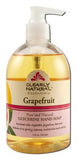 Clearly Natural Soaps Liquid Hand Soap Grapefruit 12 oz
