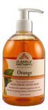 Clearly Natural Soaps Liquid Hand Soap Orange 12 oz