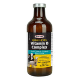 Durvet High Level Vitamin B Complex Injectable for Livestock 250 ml 85 fl oz