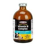 Durvet High Level Vitamin B Complex Injectable for Livestock 100 ml 34 fl oz