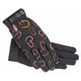 SSG All Weather Equestrian Show Gloves Men's Universal Horseshoe