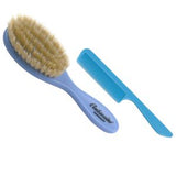 Ambassador Hairbrushes (by Faller) Baby Brushes Brush and Comb Set Blue 5128
