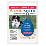 Spectra SHIELD Flea and Tick Medallion for Dogs 30-55 lbs Red Ea