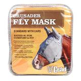 Cashel Crusader Standard Nose Pasture Fly Mask with Ears Draft Grey