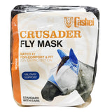 Cashel Crusader Standard Nose Pasture Fly Mask with Ears Horse Blue