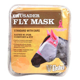 Cashel Crusader Standard Nose Pasture Fly Mask with Ears Arab Pink