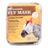 Cashel Crusader Standard Nose Pasture Fly Mask with Ears Horse Orange