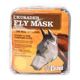 Cashel Crusader Long Nose Pasture Fly Mask with Ears Yearling Grey