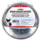 Miller Little Giant Galvanized Round Hanging Poultry Waterer Ea
